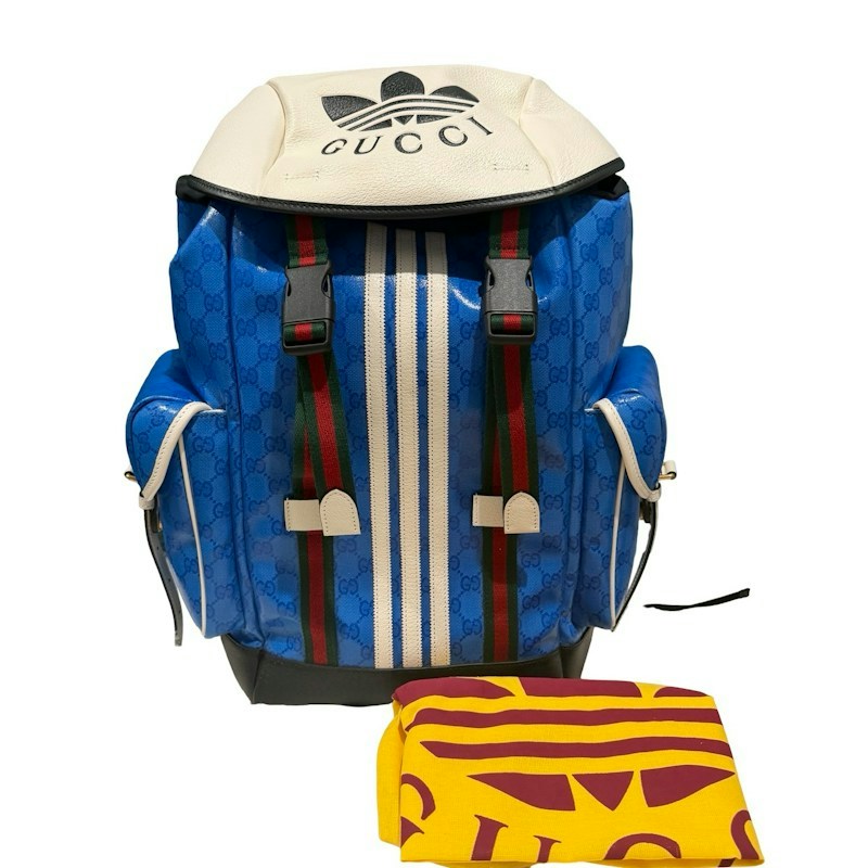 Gucci x Adidas Backpack Blue/White