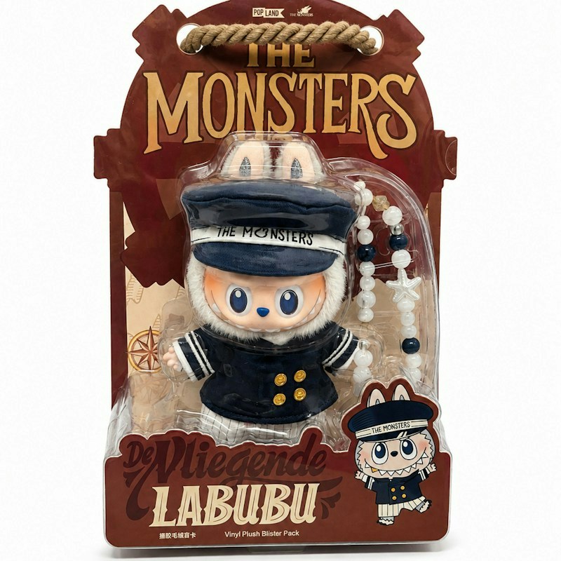 Pop Mart The Monsters Labubu Captain Plüschanhänger