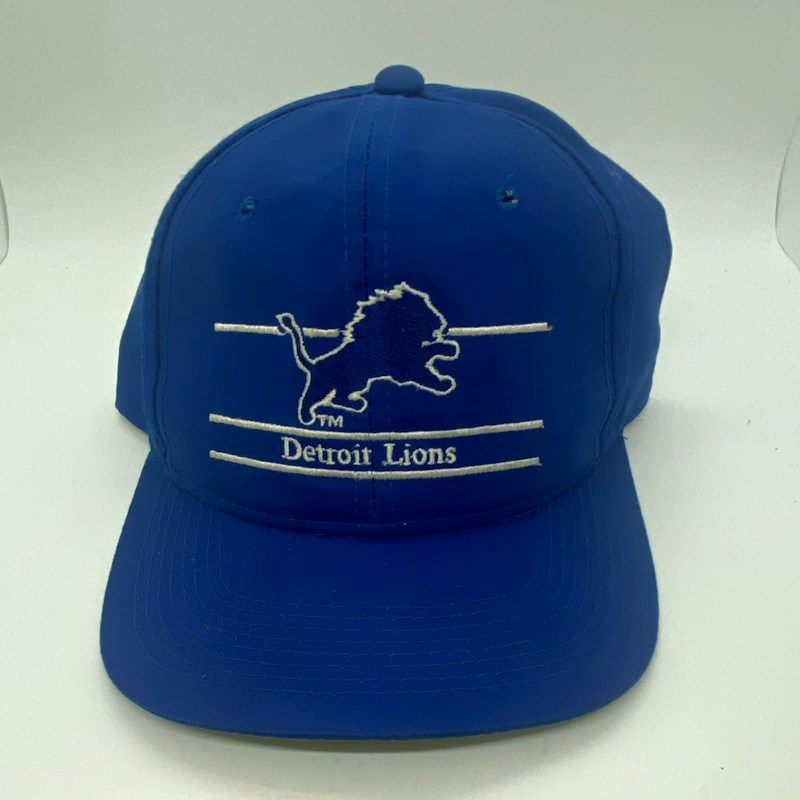 Detroit Lions Vintage Annco Snapback Blue Hat