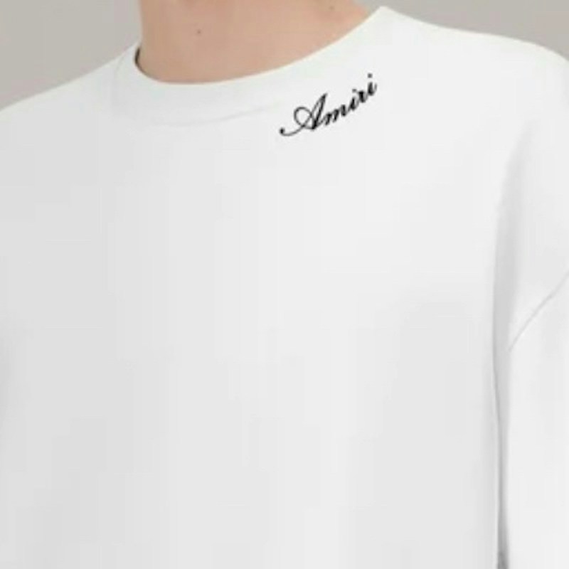 Amiri Script Logo T-Shirt White