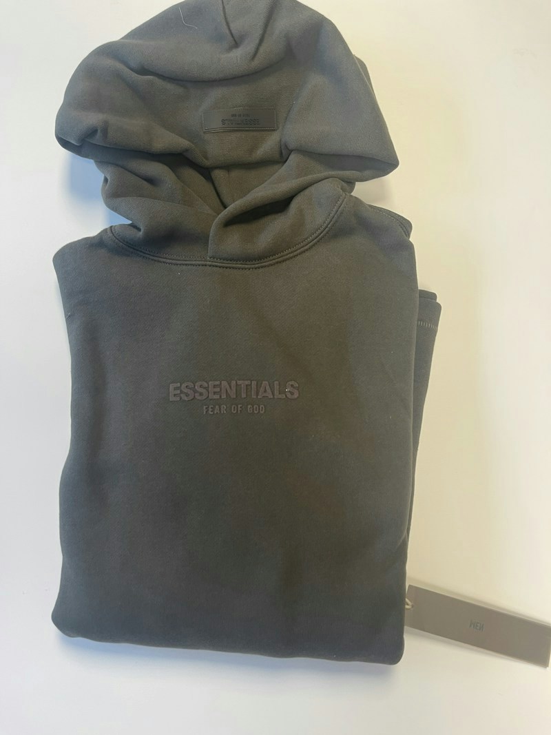 Fear of God Essentials Relaxed Hoodie Off Black