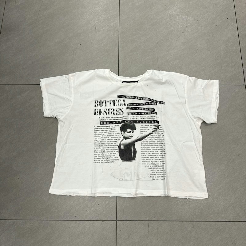 Camiseta Bottega Desires Interview Blanca
