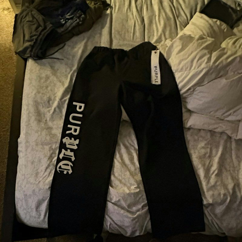 Pantalon de survêtement Purple Brand noir