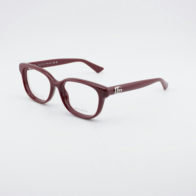 Gucci GG1978O 007 Square Eyeglasses Bordeaux