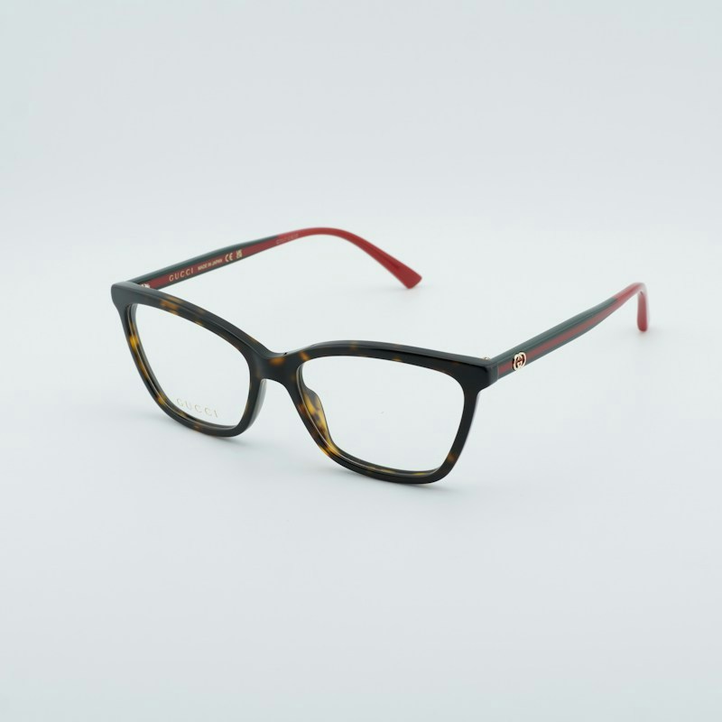 Gucci GG1989O 002 Quadratische Brille Havanna 56mm