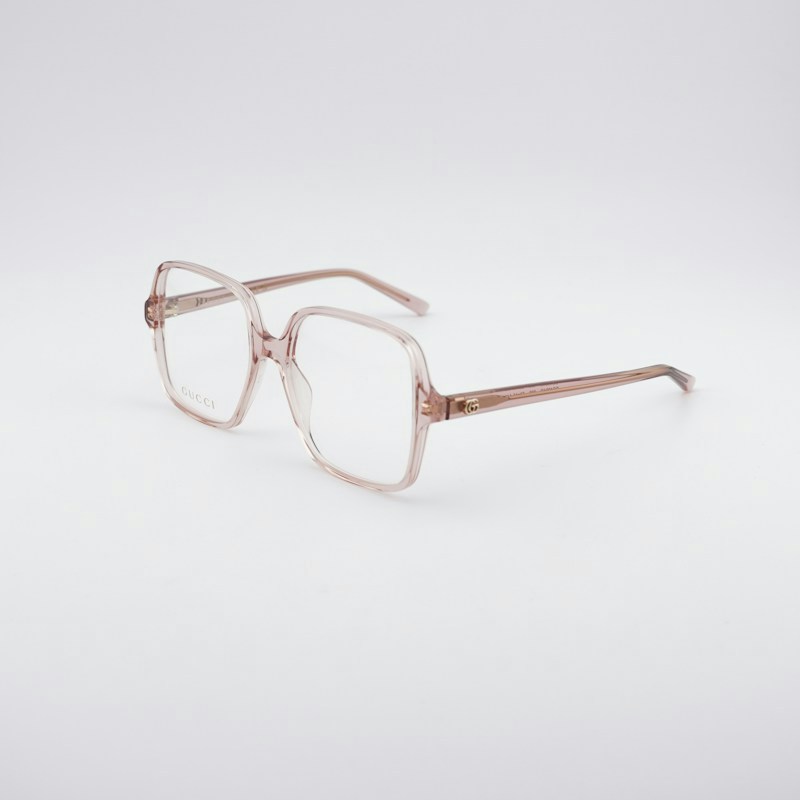 Gucci GG1994O 003 Quadratische Brille, kristallrosa