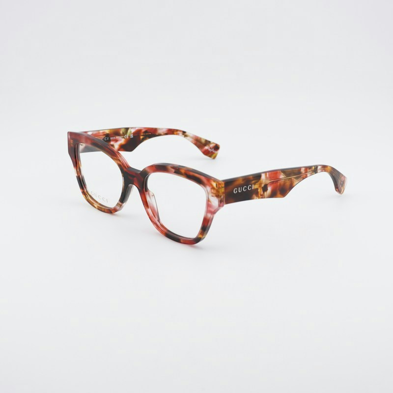 Occhiali da vista Gucci GG2008O 002 Cat Eye Red Havana 54mm