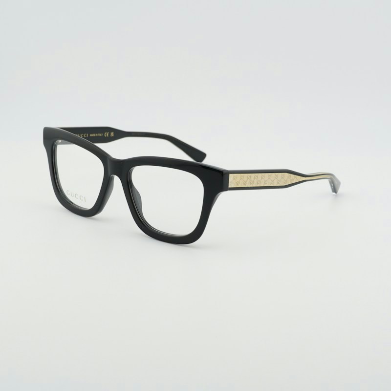 Gucci GG2066O 005 Square Eyeglasses 51mm Black