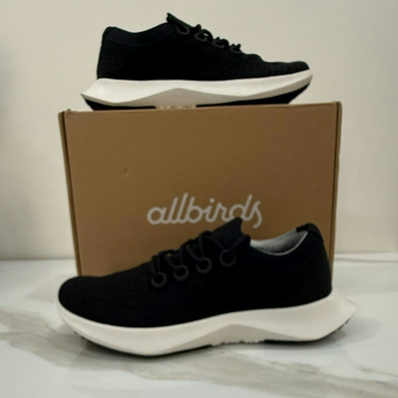 Allbirds Tree Dasher 2 Natural Black Blizzard