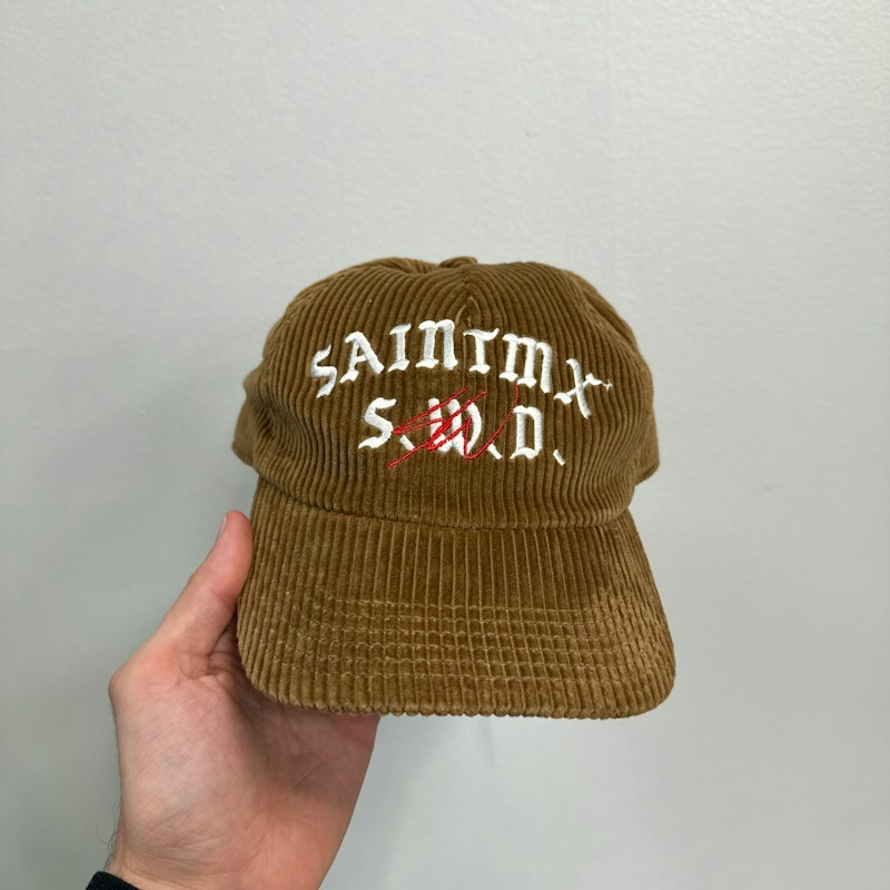 Gorra de pana Saint Michael x Sean Wotherspoon Marrón