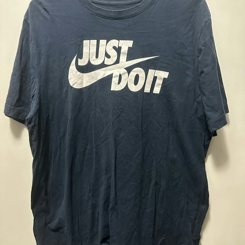 Maglietta Nike Just Do It Swoosh Blu marino