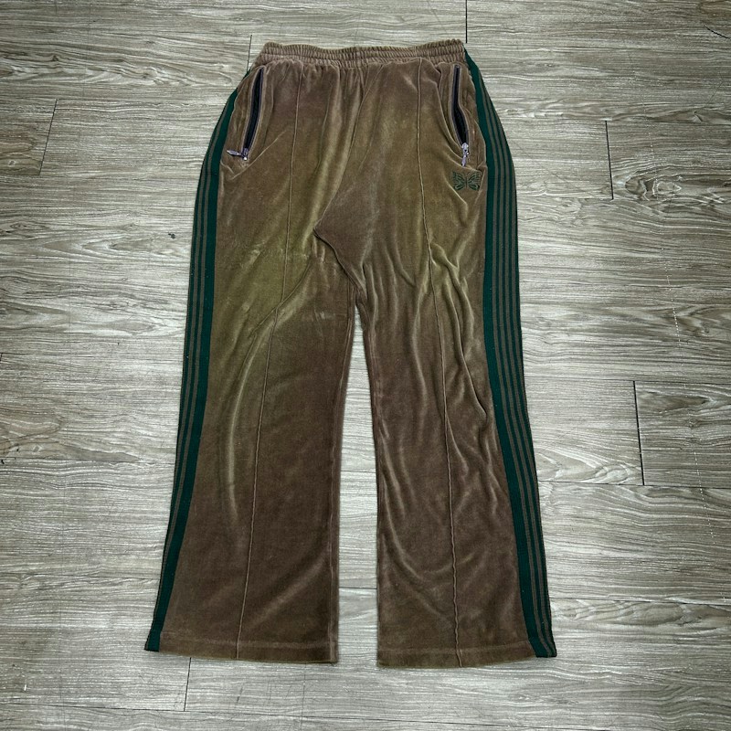 Needles Velour Track Pant Brown