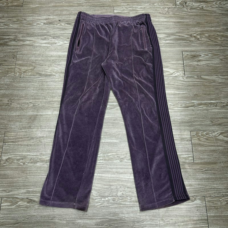 Needles Velour Track Pant Purple