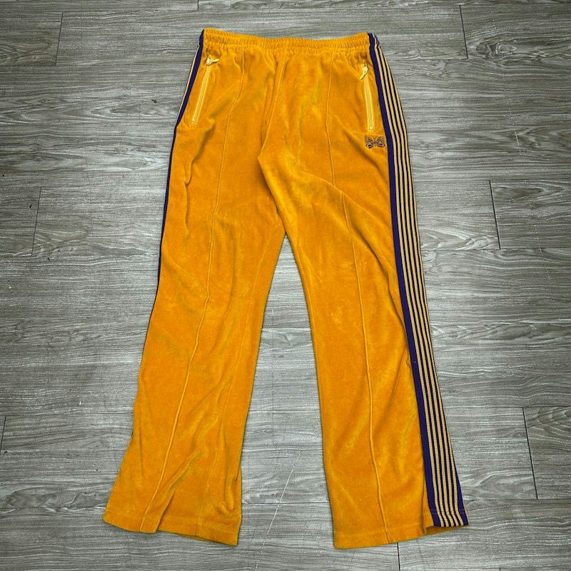 Needles Velour Track Pant Yellow