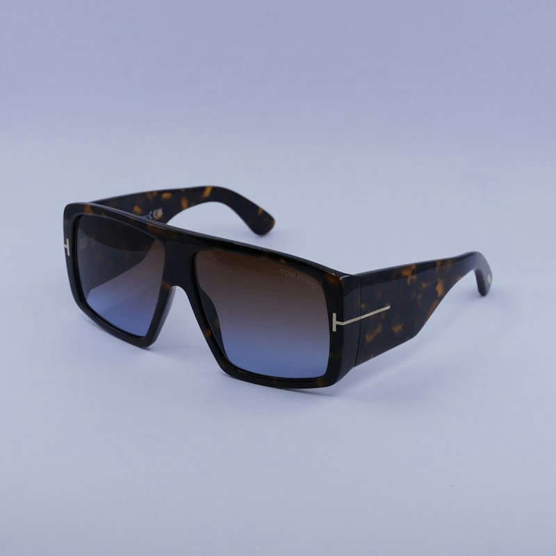 Tom Ford FT1036 56F Raven Aviator Sonnenbrille Havanna/Braun
