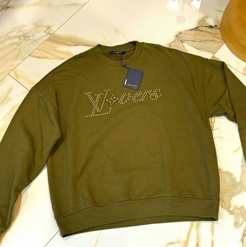 Louis Vuitton LV Lovers Crewneck Olive