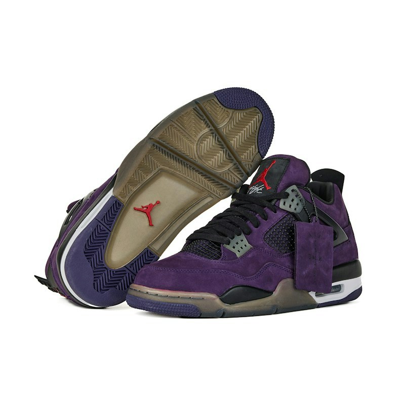 Jordan 4 Retro Travis Scott Purple (White Midsole) (Friends & Family)