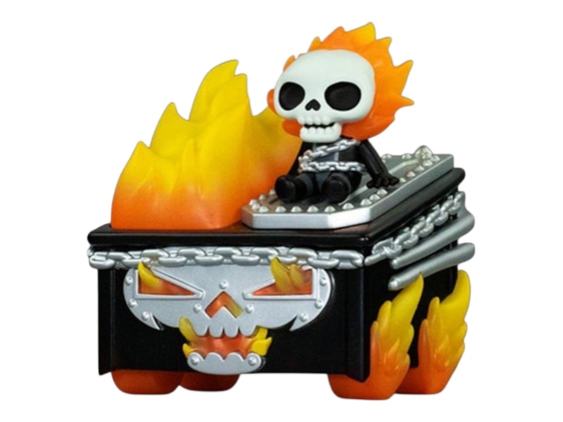 100% Soft Dumpster Fire Ghost Rider Vinyl Figure