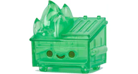 100% Soft Dumpster Fire Slime Green Hot Topic Exclusive Vinyl Figure