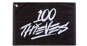 100 Thieves Country Club Golf Towel Black