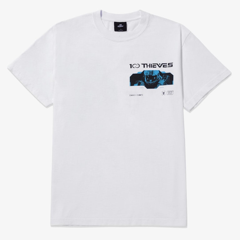 Pre-owned 100 Thieves X Halo Energy Sword Ss T-shirt White