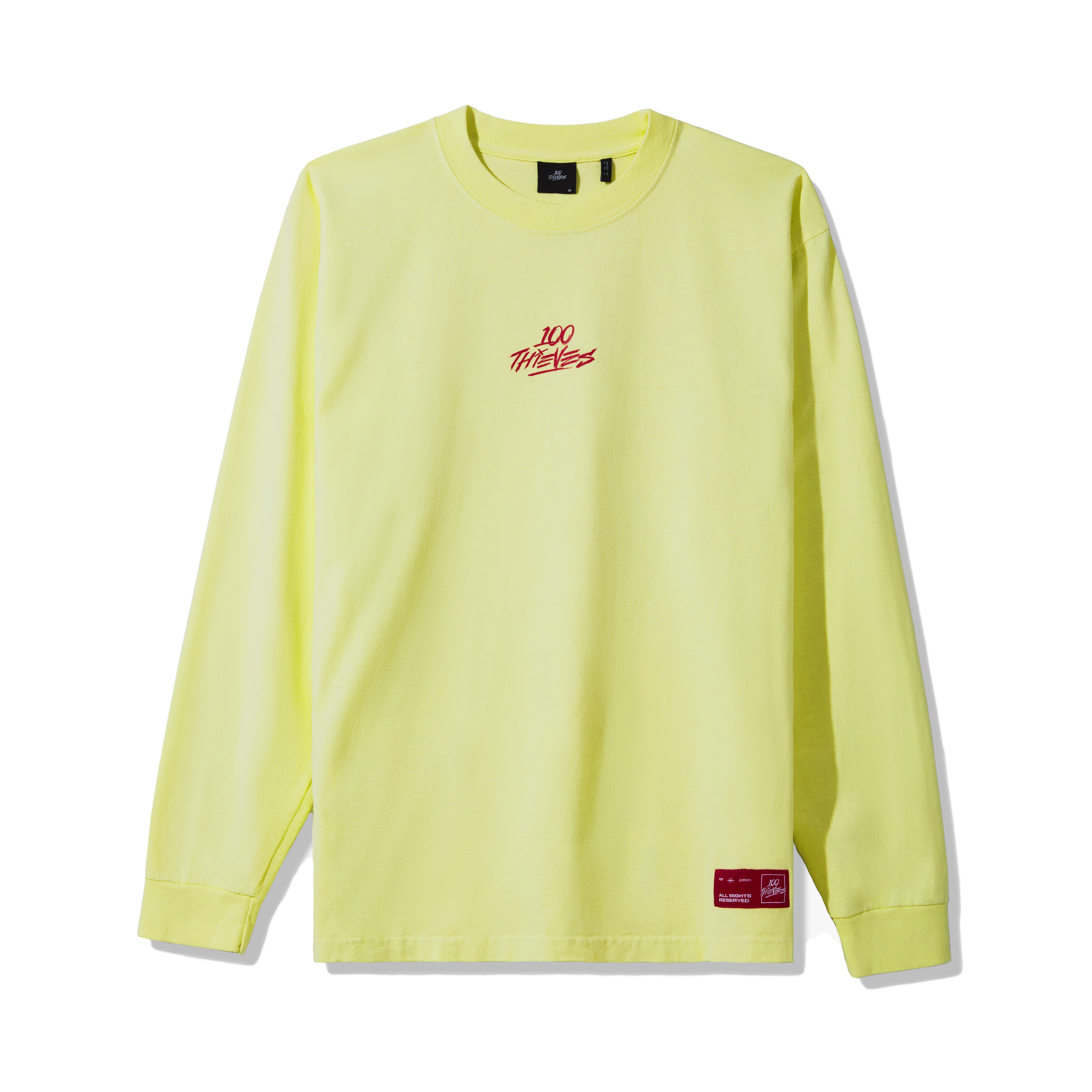 100 Thieves Enter Infinity L/S T-shirt Lemonade - SS21 Men's - US