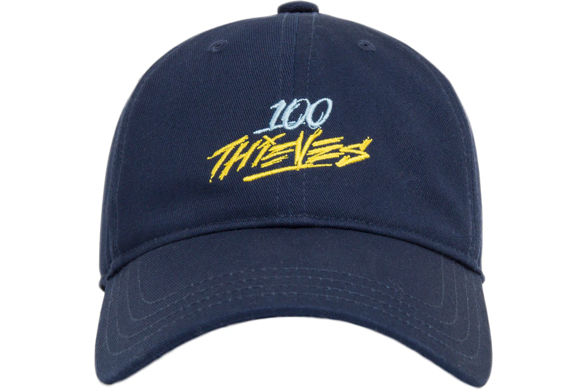 100 Thieves Foundations Courage Dad Hat Navy