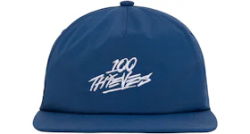 100 Thieves Foundations Unstructured Nylon Snapback Hat Navy