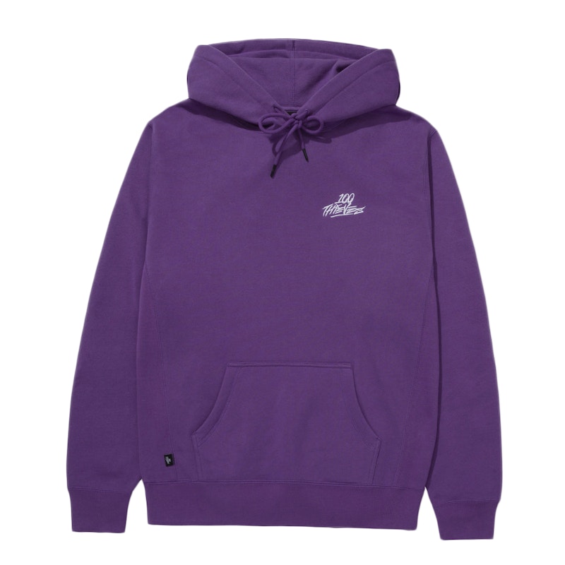 100 Thieves Foundations Valkyrae Hoodie Purple Men s SS22 US