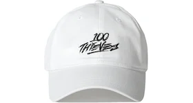 100 Thieves Jam Dad Hat White