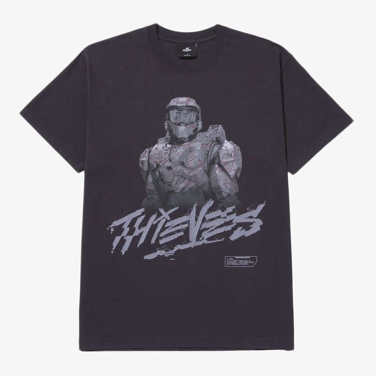 Pre-owned 100 Thieves X Halo Master Thief Ss T-shirt Black