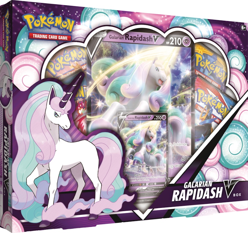 Pokémon TCG Galarian Rapidash V Box