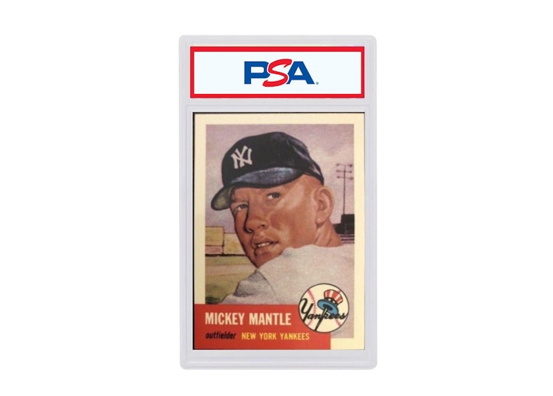 1953 Topps 82 Mickey Mantle (PSA or BGS Graded) - 1953 - JP