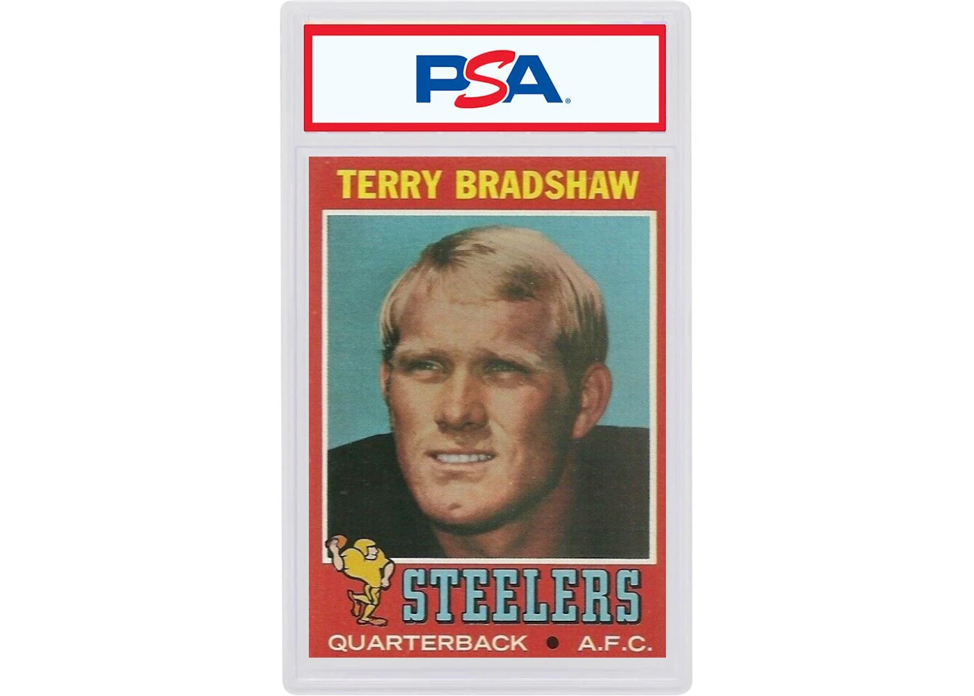 1971 Topps 156 Terry Bradshaw (PSA or BGS Graded) - 1971 - US