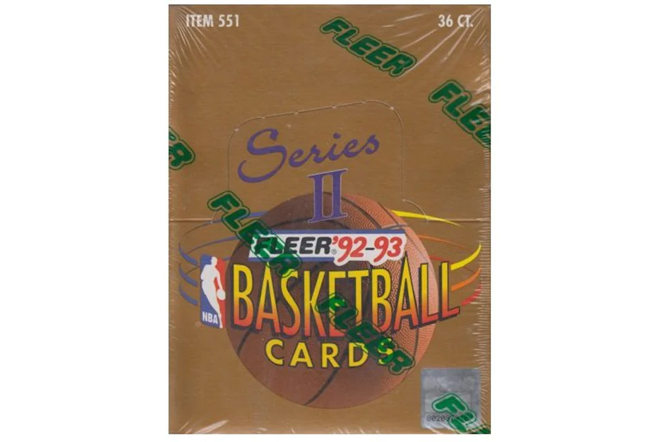 1992-93 Fleer Series 2 Basketball Box
