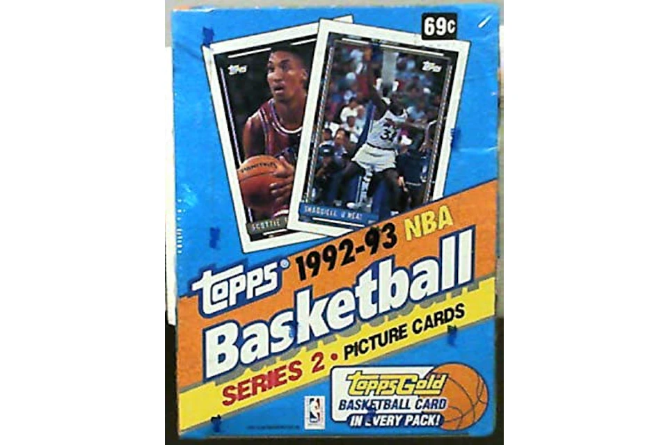 1992-93 Topps Series 2 Basketball Box