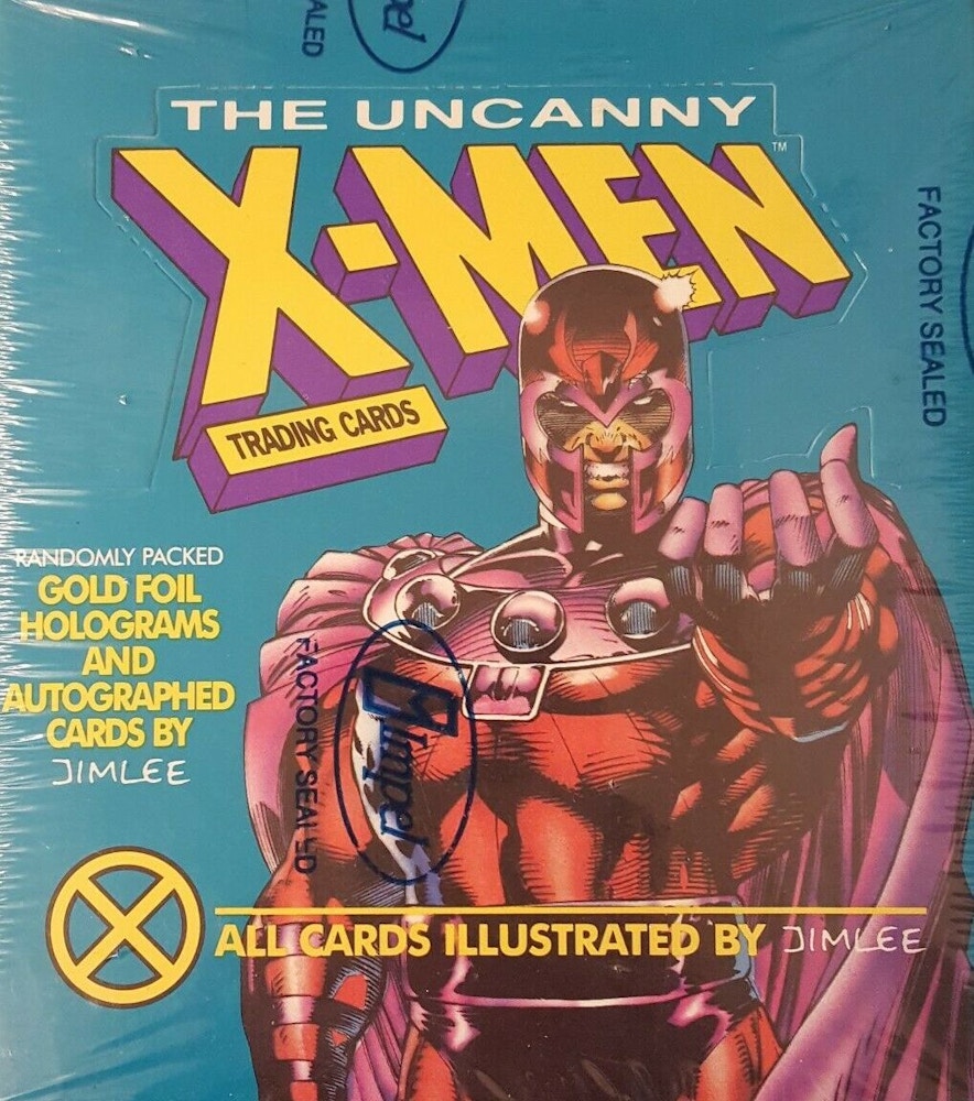 1992 Impel Marvel Uncanny X Men Sealed Box Blue 1992 1992 Impel Marvel Uncanny X Men Sealed Box Blue 1992