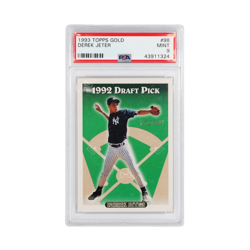 Topps2013 ジーター 3Dカード 美品 1993 Topps Derek Jeter Gold Rookie #98 (PSA 9) - 1993 - US