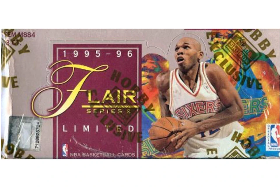 1995-96 Flair Series 2 Basketball Hobby Box