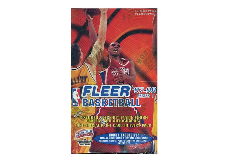 1997-98 Fleer Series 1 Basketball Hobby Box - 1997-98 - US