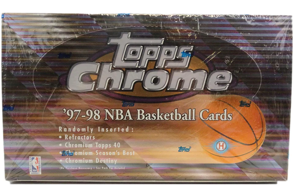1997-98 Topps Chrome Basketball Hobby Box