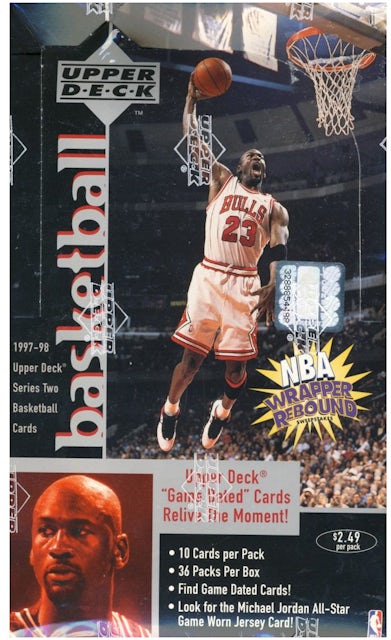 1997-98 Upper Deck Series 2 Basketball Hobby Pack