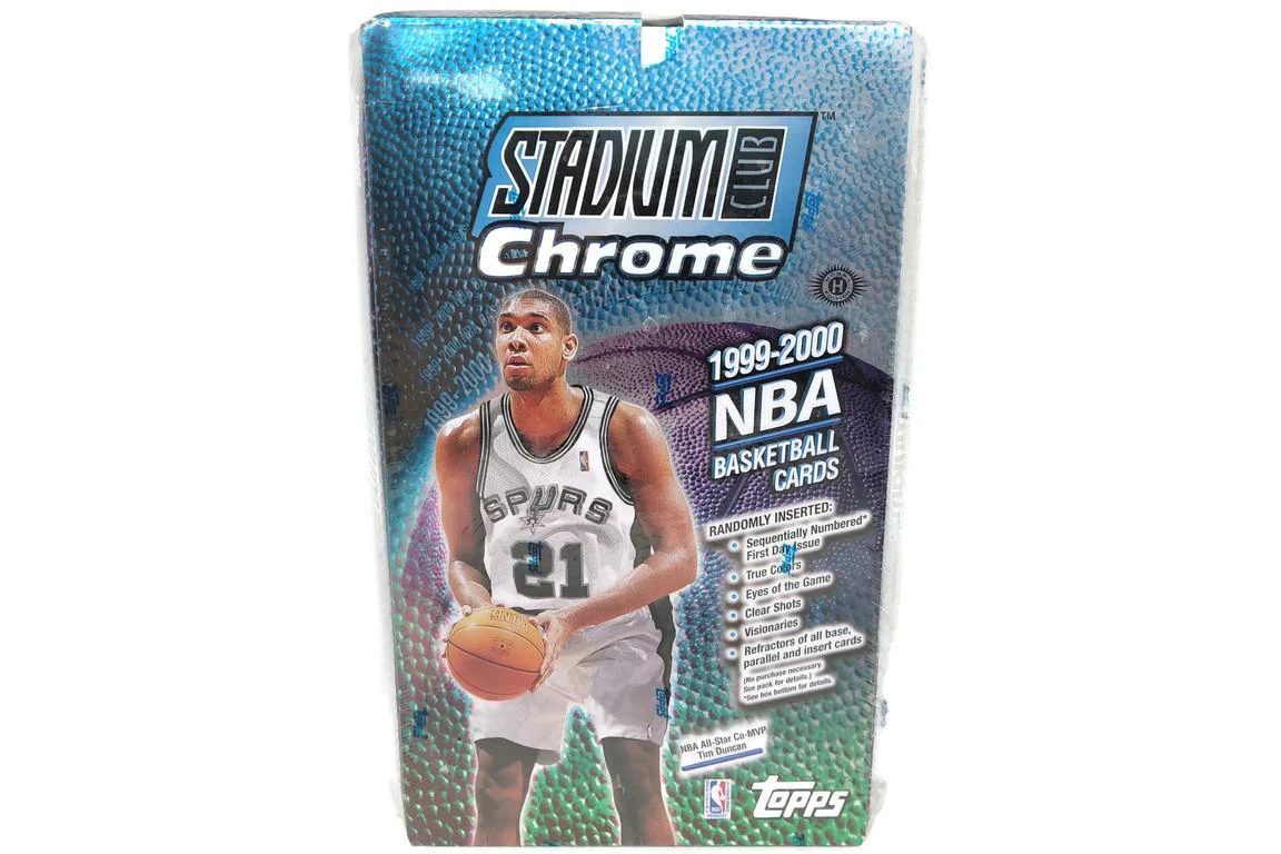 1999-00 Topps Chrome Stadium Club Basketball Hobby Box