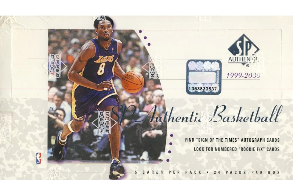 1999-00 Upper Deck SP Authentic Basketball Box