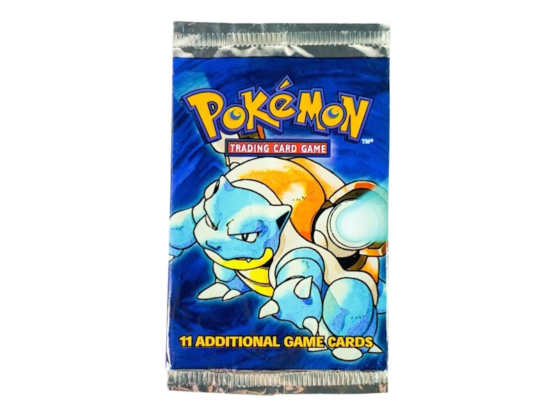 1999 Pokémon Base Set Unlimited Blastoise Booster Pack