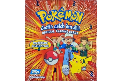 1999 Topps Pokmon TCG Series 1 TV Animation Edition Booster Box - US 1999 Topps Pokmon TCG Series 1 TV Animation Edition Booster Box - US