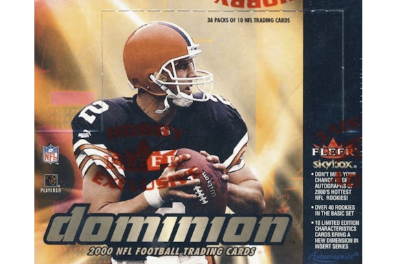 2000 Fleer Dominion Football Hobby Box