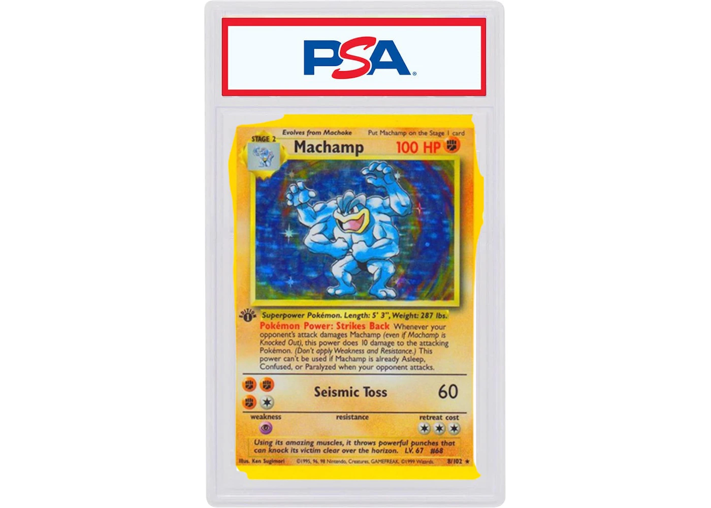 2000 Pokemon 2-Player CD-ROM Starter Set 8 Machamp-Holo 1st Edition Cosmos Holofoil (PSA or BGS Graded) - 2000 - US 2000 Pokemon 2-Player CD-ROM Starter Set 8 Machamp-Holo 1st Edition Cosmos Holofoil (PSA or BGS Graded) - 2000 - US