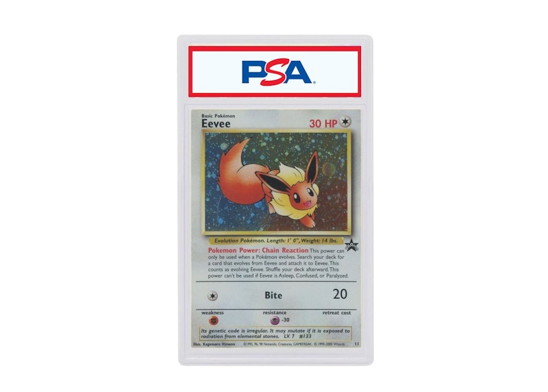 2000 Pokemon Promo Black Star 11 Eevee-Holo Pokemon League