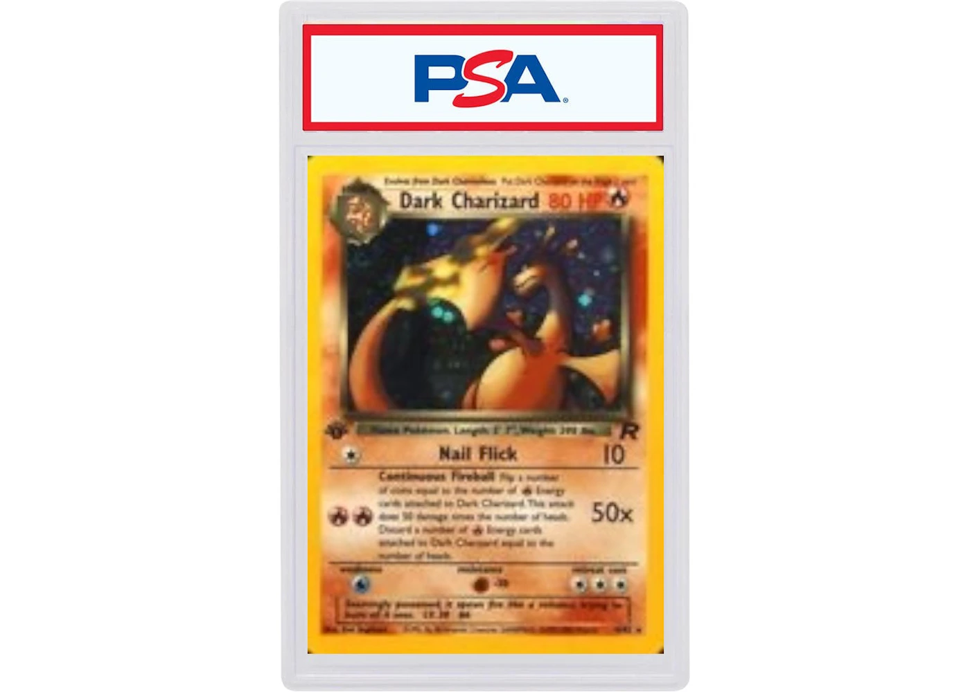 2000 Pokemon Rocket 4 Dark Charizard-Holo 1st Edition (PSA or BGS Graded) - 2000 - US 2000 Pokemon Rocket 4 Dark Charizard-Holo 1st Edition (PSA or BGS Graded) - 2000 - US